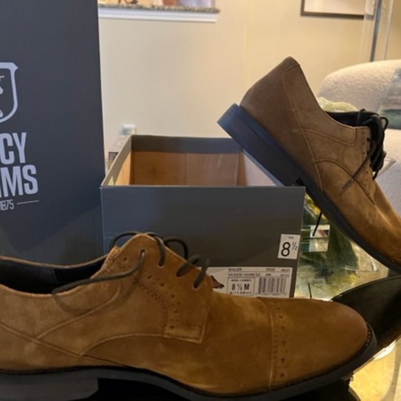 Brand New Stacy Adams Brown Suede Shoes main image 5